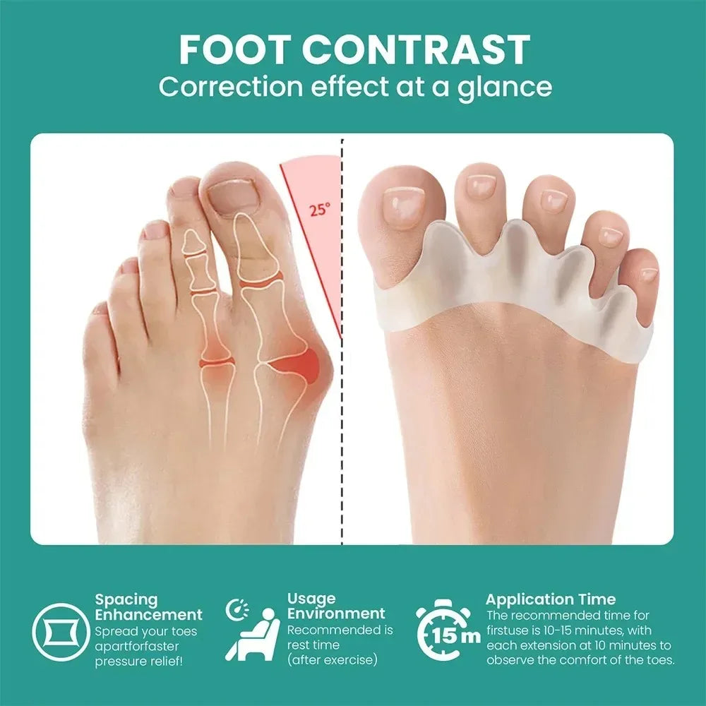 Silicone Toe Protector & Straightener